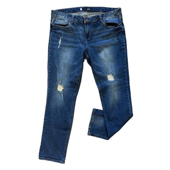Kut from the Kloth Denim - 🔥KUT FROM THE KLOTH Catherine Boyfriend Jeans Size 16 | High-Rise | Distressed💥